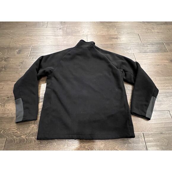 The North Face Mens Black ChImborazo Sherpa Lined Full Zip Fleece Jacket Size L - Picture 3 of 9